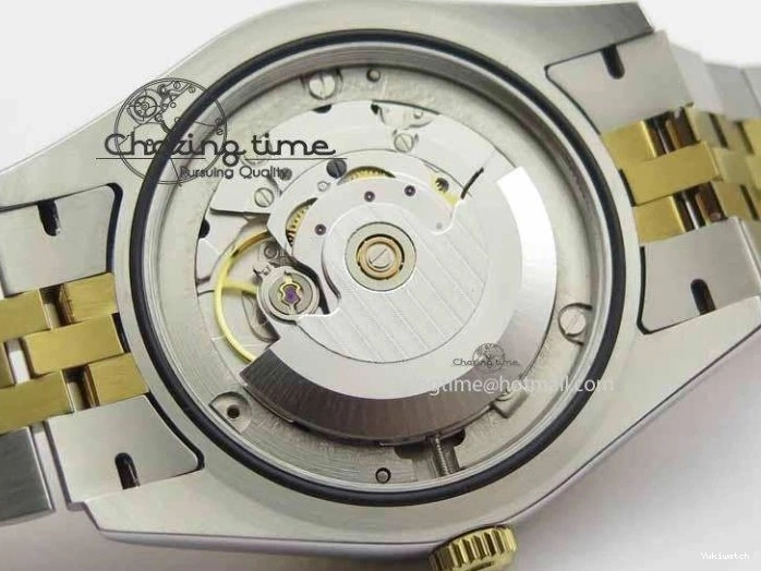 Roman YG Maker Black On Bracelet Edition A2813 BP Best 41mm DateJust SS Jubilee Dial II 0521